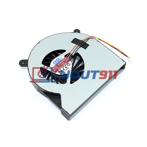 Вентилятор (кулер) для ноутбука Asus ROG G750, G750JZ ,G750V GPU (15мм) (KSB0612HB-CL46) 12V 0,6A, 4-pin, втулка, черный