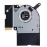 Вентилятор (кулер) для ноутбука Asus ROG Strix G712LV, G712LW, G712LWS, G732LV (13NR01I0P02111) 5V 0,5A, 4-pin, втулка, черный