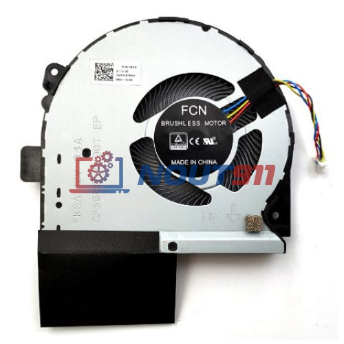 Кулер (вентилятор) для ноутбука Asus ROG Strix GL703GM, GL703GS CPU (DFS601712M00T) 12V 0,4A, 4-pin, втулка, черный