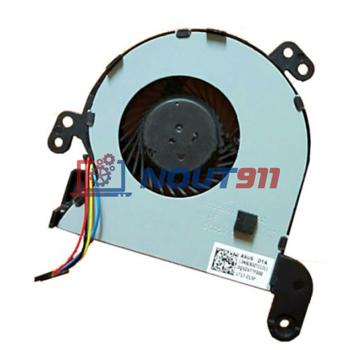 Вентилятор (кулер) для ноутбука Asus VivoBook X540S, X540SA, R540SA (NS55B02-15G02) 5V 0,4A, 4-pin, втулка, черный