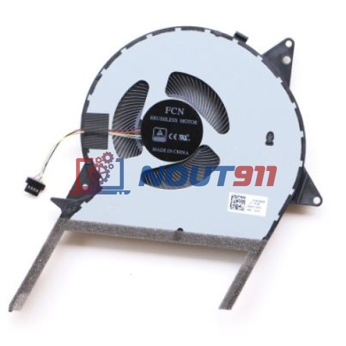Кулер (вентилятор) для ноутбука Asus VivoBook X570, K570, YX570 (DFS661605P00T) 5V 0,5A, 4-pin, втулка, черный
