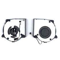 Кулер (вентилятор) для ноутбука Asus X409, X409F, X409FA, X509, X509FB, A509FB (DFS561405PL0T FLM0) 5V 0,5A, 4-pin, втулка, черный