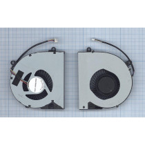 Кулер (вентилятор) для ноутбука Asus F75A, X75, X75VD (KSB06105HB-CA56) 5V 0,5A, 4-pin, втулка, черный