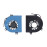 Кулер (вентилятор) для ноутбука Casper NB DNS MB50, MB50IA1, MB50II (13B050-FM2000) 5V 0,5A, 4-pin, втулка, черный