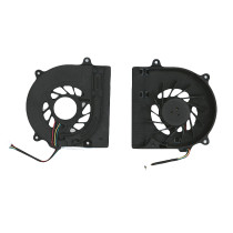 Кулер (вентилятор) для ноутбука Dell Inspiron 1440 (GC055010VH-A) 12V 0,41A, 4-pin, втулка, черный