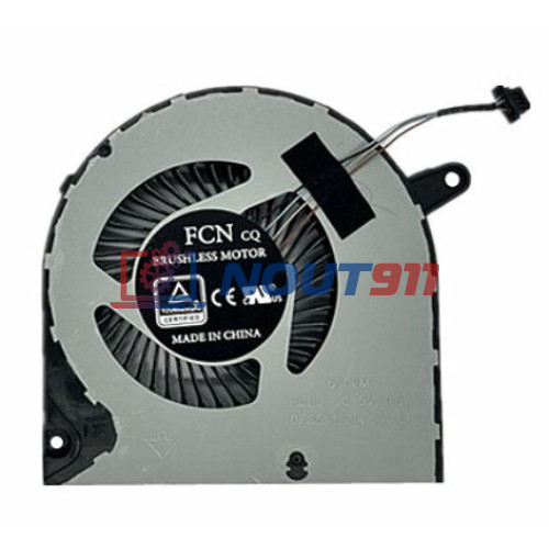 Вентилятор (кулер) для ноутбука Dell G3 3590, 15 3500 GPU (DC28000GAR0) 5V 0,36A, 4-pin, втулка, черный