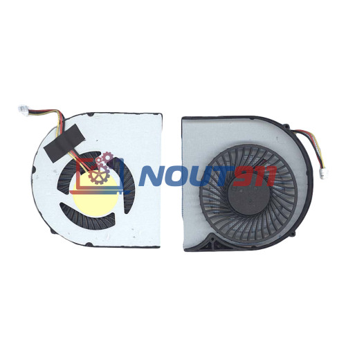 Кулер (вентилятор) для ноутбука Dell Inspiron 14 5421, 14 3421, 14 2328, 14 2528, 14 3518 (F60070S1-C080-G99) 5V 0,45A, 3-pin, втулка, черный