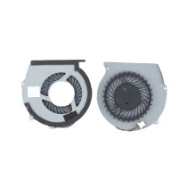 Кулер (вентилятор) для ноутбука Dell Inspiron 15 7566, 7567 CPU (DFS541105FC0T) 5V 0,4A, 4-pin, втулка, черный