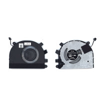 Кулер (вентилятор) для ноутбука Dell Inspiron 5584, Latitude 3400, 3500 (DFS5K12214161H) 5V 0,45A, 4-pin, втулка, черный