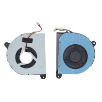 Кулер (вентилятор) для ноутбука Dell Inspiron 3760, 5720, 7720 (DFS601305FQ0T) 5V 0,55A, 3-pin, втулка, черный