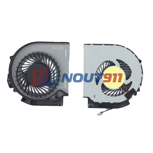 Кулер (вентилятор) для ноутбука Dell Inspiron 7737 (FN0575-A1033J0AL) 5V 0,5A, 3-pin, втулка, черный