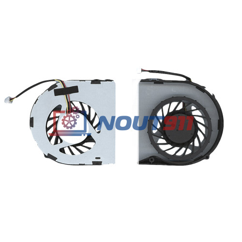 Кулер (вентилятор) для ноутбука Dell Inspiron M5040, N4050, N5040, N5050, V1450 VER-2 (KSB0605HA) 5V 0,5A, 3-pin, втулка, черный