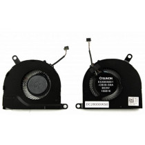 Кулер (вентилятор) для ноутбука Dell Latitude 5480, 5490, 5495 (DC28000IXSL) 5V 0,4A, 4-pin, втулка, черный