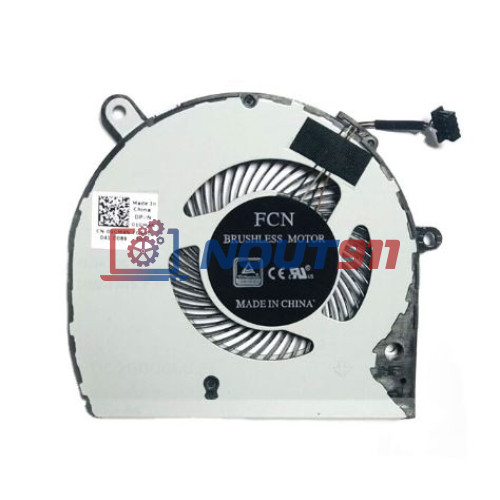 Вентилятор (кулер) для ноутбука Dell Latitude 5500, Precision 3540 (DC28000MSF0) 5V 0,38A, 4-pin, втулка, черный