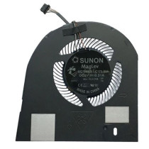 Вентилятор (кулер) для ноутбука Dell Precision 7530, M7530, 7540, M7540 CPU (HWCT1) 5V 0,3A, 4-pin, втулка, черный
