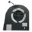 Вентилятор (кулер) для ноутбука Dell Precision 7530, M7530, 7540, M7540 CPU (HWCT1) 5V 0,3A, 4-pin, втулка, черный