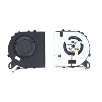 Кулер (вентилятор) для ноутбука Dell Vostro 5468, 5568 (DC028000ICR0) 5V 0,45A, 4-pin, втулка, черный