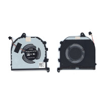 Кулер (вентилятор) для ноутбука Dell XPS 15 9570, Precision 5530, M5530 CPU (DFS501105PROT) 5V 0,5A, 4-pin, втулка, черный