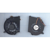 Кулер (вентилятор) для ноутбука HP Compaq Presario CQ58, G58, 650, 655 (DFS531205MC0T) 5V 0,45A, 4-pin, втулка, черный