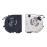 Кулер (вентилятор) для ноутбука HP Elitebook 840 G5, G6, ZBOOK 14U G5, G6 (NS85C10-17D10) 5V 0,45A, 4-pin, втулка, черный