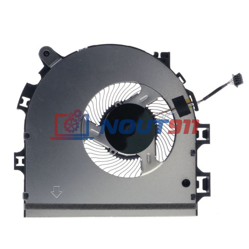 Вентилятор (кулер) для ноутбука HP EliteBook 850, 855 G7 (6033B0078301) 5V 0,45A, 4-pin, втулка, черный