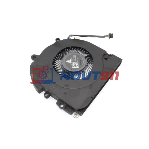 Вентилятор (кулер) для ноутбука HP EliteBook 755, 850 G5, G6 (6033B0068701) 5V 0,45A, втулка, черный (с длинным кабелем)