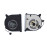 Кулер (вентилятор) для ноутбука HP EliteBook X360 1030 G2 (DFS440605PV0T) 5V 0,5A, 4-pin, втулка, черный