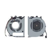 Кулер (вентилятор) для ноутбука HP Envy 15-u, 15-U011D, Pavilion X360, 13-a000 (KSB0705HBA07) 5V 0,5A, 4-pin, втулка, черный