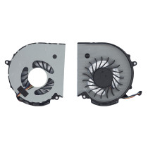 Кулер (вентилятор) для ноутбука HP Pavilion 240 G2, 246 G2, 250 G2, 14-D, 15-D, 16-D, 17-D (NFB75B05H-002) 5V 0,5A, 4-pin, втулка, черный