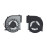 Кулер (вентилятор) для ноутбука HP Pavilion G43, G57, CQ43, CQ57 635 (NFB73B05H-001) 5V 0,4A, 3-pin, втулка, черный