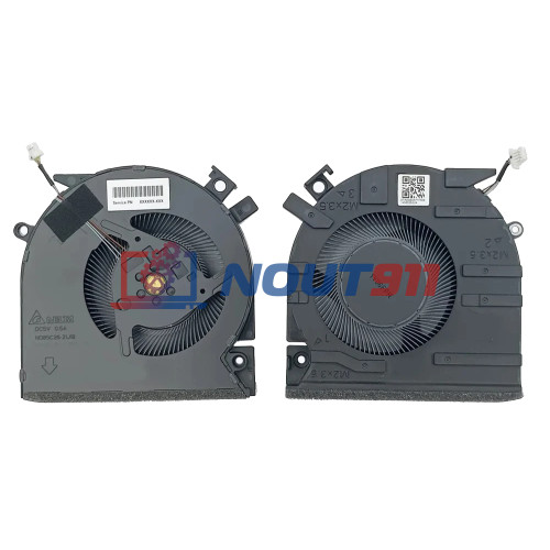 Вентилятор (кулер) для ноутбука HP Victus 15-FA, 15-FB (N17902-001) 5V 0,5A, 4-pin, втулка, черный