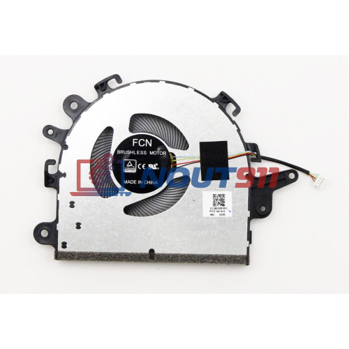 Вентилятор (кулер) для ноутбука Lenovo IdeaPad 3-15 S145-15 (DC28000F3F0) 5V 0,5A, 4-pin, втулка, черный