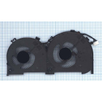 Кулер (вентилятор) для ноутбука Lenovo IdeaPad 700-15, 700-17 (DFS531005PL0T FH9P) 5V 0,5A, 4-pin, втулка, черный