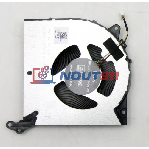Вентилятор (кулер) для ноутбука Lenovo Legion 5-15IMH05, 5-15ARH05 CPU (5F10S13914) 5V 0,5A, 4-pin, втулка, черный