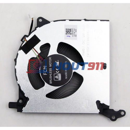 Вентилятор (кулер) для ноутбука Lenovo Legion 5-15IMH05, 5-15ARH05 GPU (DFS5K323161A1C) 5V 0,5A, 4-pin, втулка, черный