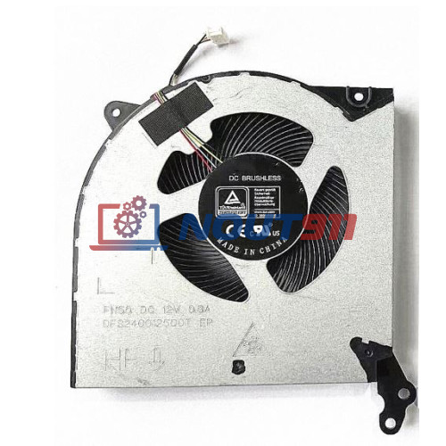 Вентилятор (кулер) для ноутбука Lenovo Legion R7000 CPU 2021 (DFSAL12E064) 10V 0,8A, 4-pin, втулка, черный