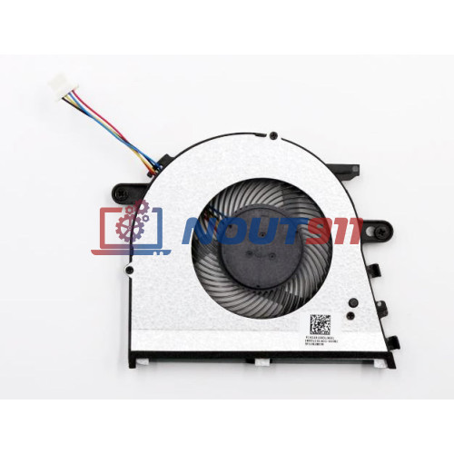 Вентилятор (кулер) для ноутбука Lenovo V130-15, V130-15IKB, V330-15ISK (5F10R28076) 5V 0,5A, 4-pin, втулка, черный