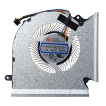 Вентилятор (кулер) для ноутбука MSI GE66, GP66 CPU (PABD08008SH) 5V 1A, 4-pin, втулка, черный