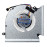 Вентилятор (кулер) для ноутбука MSI GE66, GP66 CPU (PABD08008SH) 5V 1A, 4-pin, втулка, черный