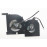 Вентилятор (кулер) для ноутбука MSI GS66, P66 Stealth GPU (BS5005HS-U4Q) 5V 1A, 4 pin, втулка, черный
