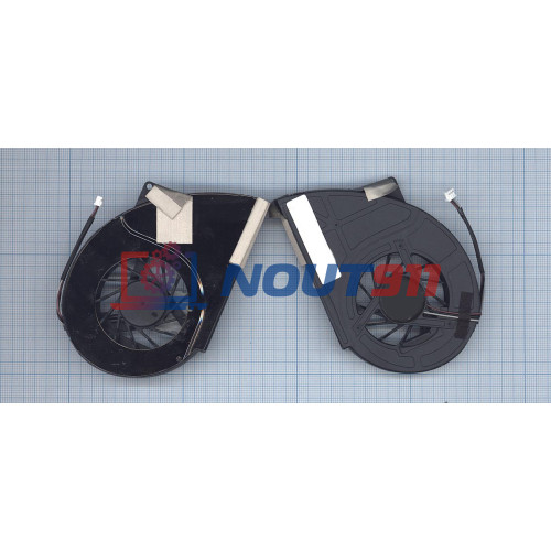 Кулер (вентилятор) для ноутбука Toshiba Qosimio X500 X505 P500 P500D P505 P505D VER-3 (с крышкой)