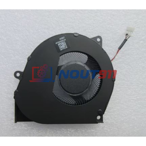 Вентилятор (кулер) для ноутбука Xiaomi Book Pro 16 CPU 2022 (BN7508S5H-005P) 5V 0,5A, 4-pin, втулка, черный