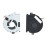 Кулер (вентилятор) для ноутбука HP Envy / Pavilion M6, M6T, M6-1000, M6-1062 (686901-001) 5V 0,25A, 4-pin, втулка, черный 