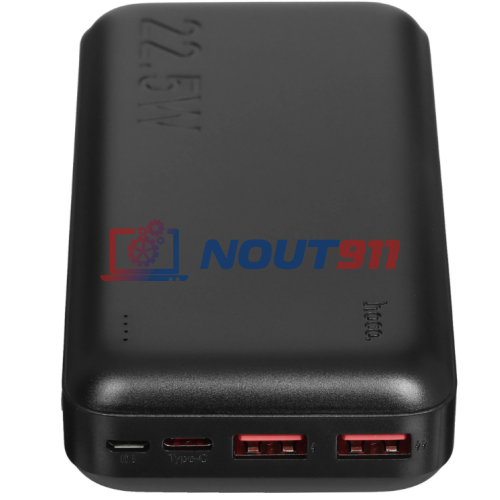Внешний аккумулятор Powerbank HOCO J101A Astute, 20000mAh черный