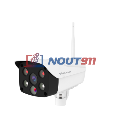 4G/LTE видеокамера VSTARCAM C8852G 2Мп внешняя c sim картой - ИК подсветка - двусторонняя аудиосвязь - microSD белая