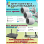 Wi-Fi Комплект видеонаблюдения EZVIZ на 3 камеры видеонаблюдения - 2Мп Full HD 1920x1080P (CS-X5S-4W + 3хCS-H3c Color) 2.4 ГГц Цветное ночное видение, IP67, ИК до 30м, угол 125гр